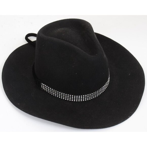 Vintage 80s Miss Bierner Michael Howard 100% Wool Rhinestone Band Ladies Hat U.S main image 4